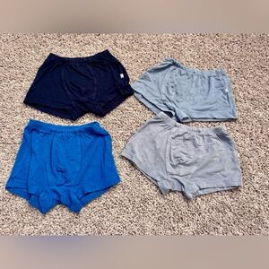 Kyte BABY kids Boxer underwear in various blue tons size 4T